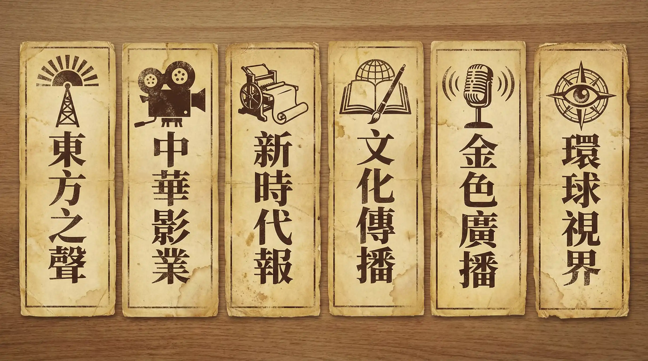 女神视频 合作伙伴 - 东方之声、中华影业、新时代报、文化传播、金色广播、环球视界